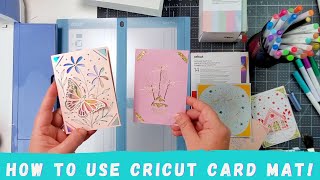 Cricut Card Mat 2x2 with Cricut Explore Tutorial