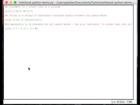 3 Python Tutorial Comments