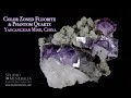 Twinned Phantom Fluorite and Phlogopite on Phantom Quartz - Yaogangxian Mine, China