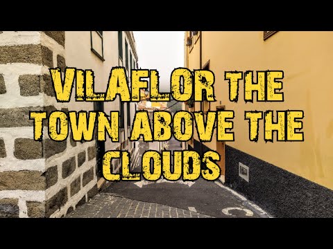 Beautiful Vilaflor town in the Clouds, Tenerife March 2023