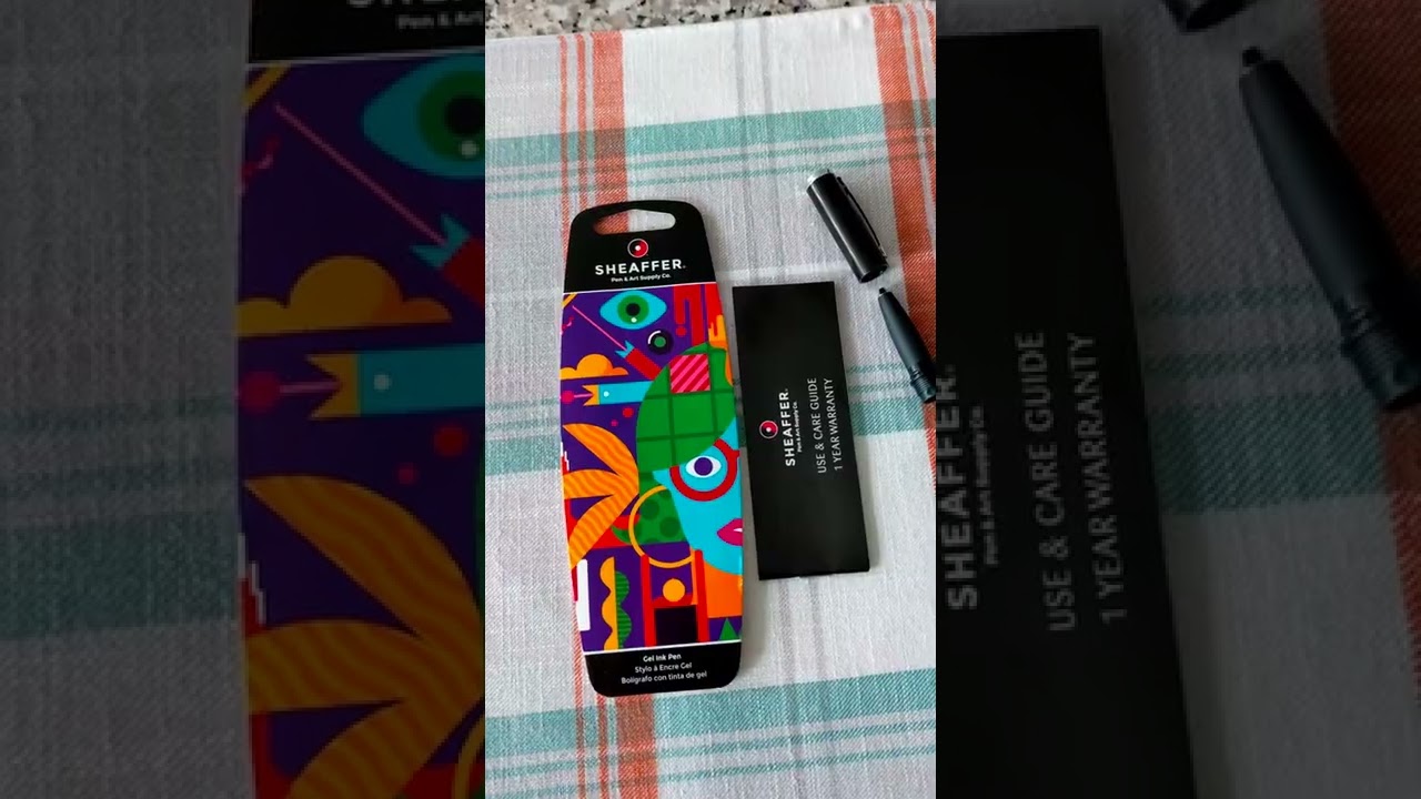 Sheaffer Pop Black Rollerball Pen | Sheaffer Pop Gel Rollerball Pen Review