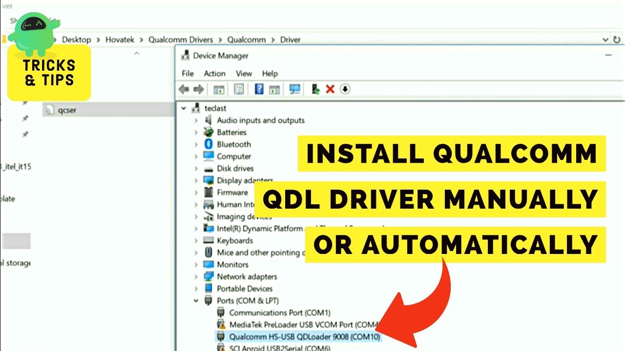 How to Download and Install Qualcomm QDL Driver HS-USB] - YouTube