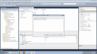 Creating Database In MS SQL 2012 Server