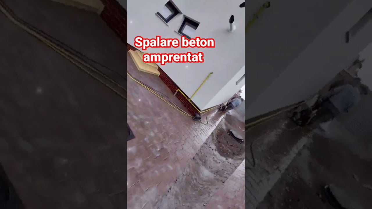 spalare beton amprentat 