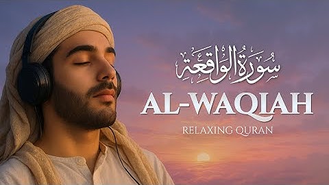 Surah Al Waqiah سورة الواقعة | Peaceful Lofi Voice for Anxiety Relief & Tranquility