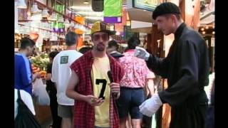 Tom Green's Billy Bob harassing Mime