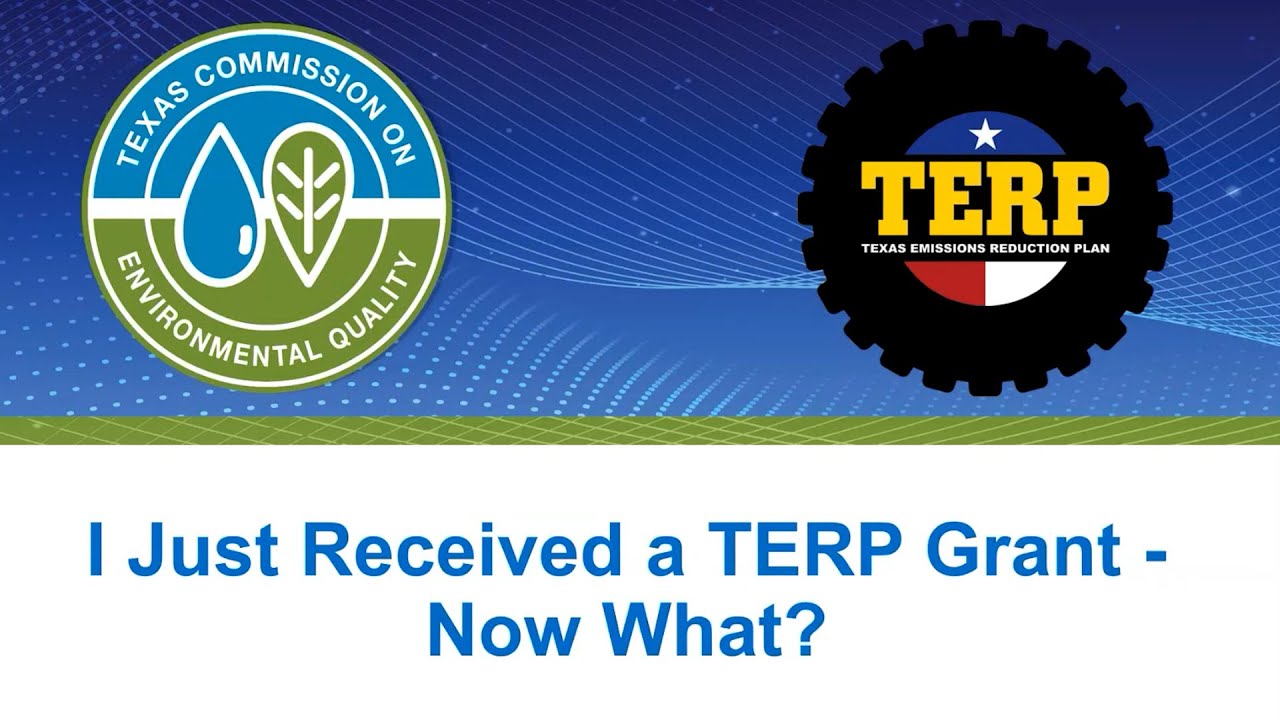 Я только что получил грант TERP. Что дальше?