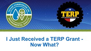 I Just Received a TERP Grant - Now What?