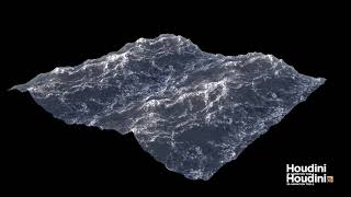 Small ocean test Houdini fx