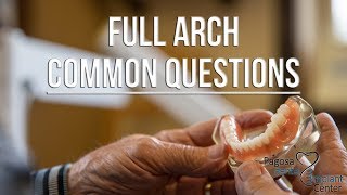 Top 3 questions people ask about full arch dental implants