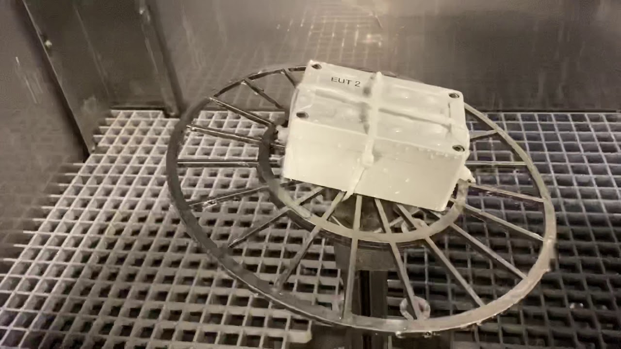 IP67 Housing Rain Simulation