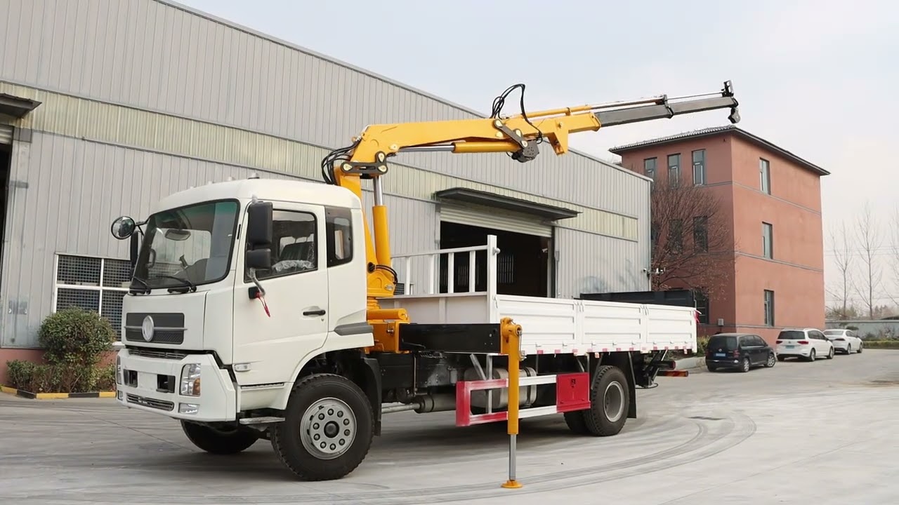 BOB-LIFT 5-Ton Knuckle Boom Crane: Mounts on Your Truck, Power at Your Fingertips