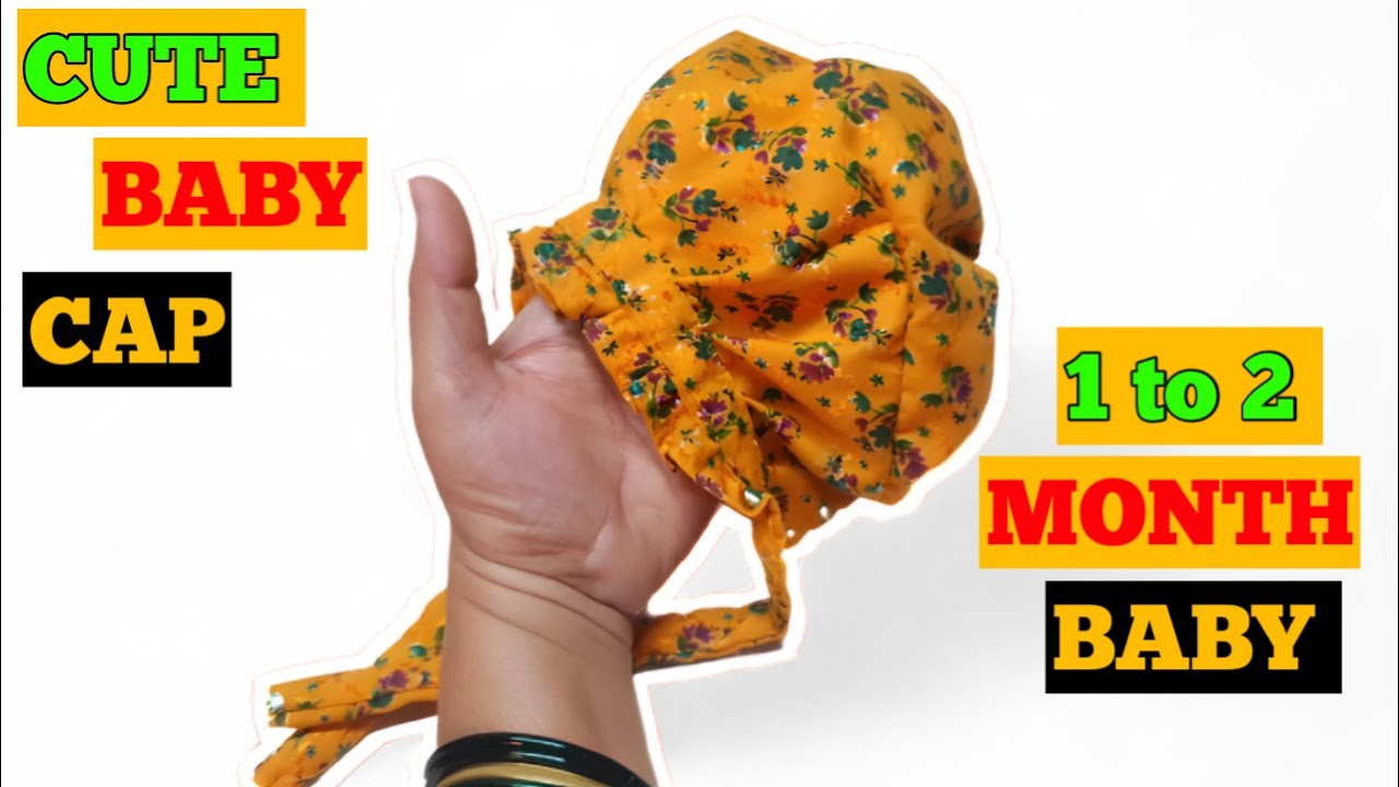How to make baby cap | 1 to 2 months baby | baby cap |