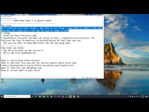 Beep Beep 3 X Apache Spark X Eclipse - Real-time data processing