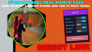 HOW TO ROOT MOBILE PHONE FF ROOT PANEL | REALTY YOUTUBER ROOT PANEL | PANEL LINK DIRECT FREE FIRE 🔥  screenshot 4
