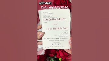 Thiệp cưới HOÀNG HÔN TINH KHÔI #ThiepCuoiDaNang #RongVangDaNang