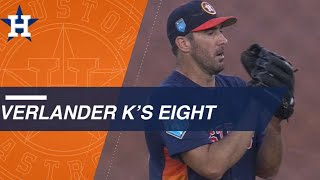 Justin Verlander strikes out eight batters in five innings