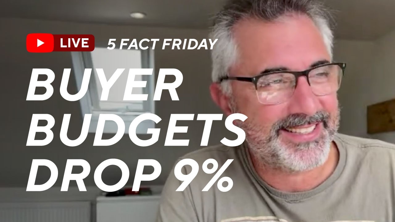Buyer Budgets Drop 9% As Debt Costs Rise | from Friday's livestream