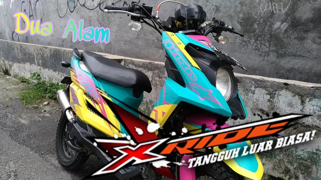 Modifikasi Yamaha Xride Cross Dua Alam By SidauroeXx Motovlog