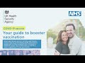 COVID-19 booster vaccination guide for over 18s – BSL