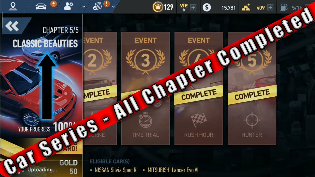 NFS No Limits - Car Series | Classic Beauties | All Chapter Completed