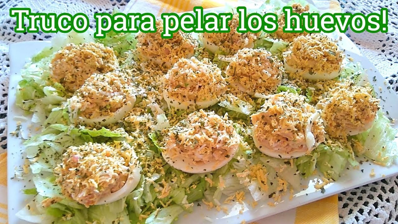 Se te hará la boca agua! Huevos rellenos de atún y salmón | El Dulce Paladar
