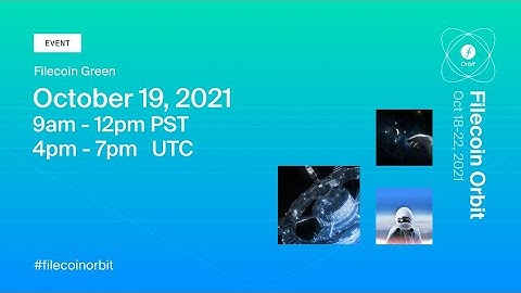Filecoin Orbit - Green Filecoin