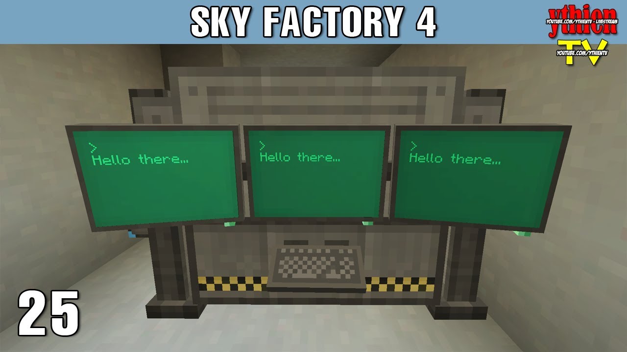 Minecraft Sky Factory 4 25 - Máy Đào Kỹ Thuật Số - YouTube