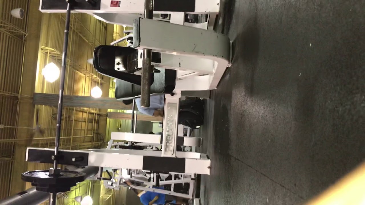 205 Incline Bench Press. 4x4 - YouTube
