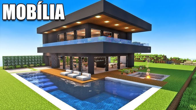 Minecraft: Casa na Montanha Moderna! (by makapuchii) 