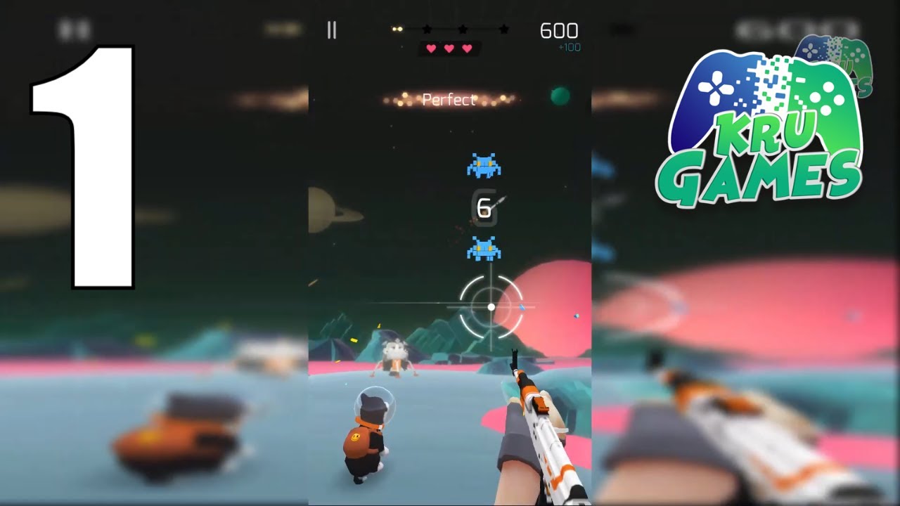 Beat Shooter - Gunshots Rhythm Game Gameplay Walkthrough #1 (Android, IOS)