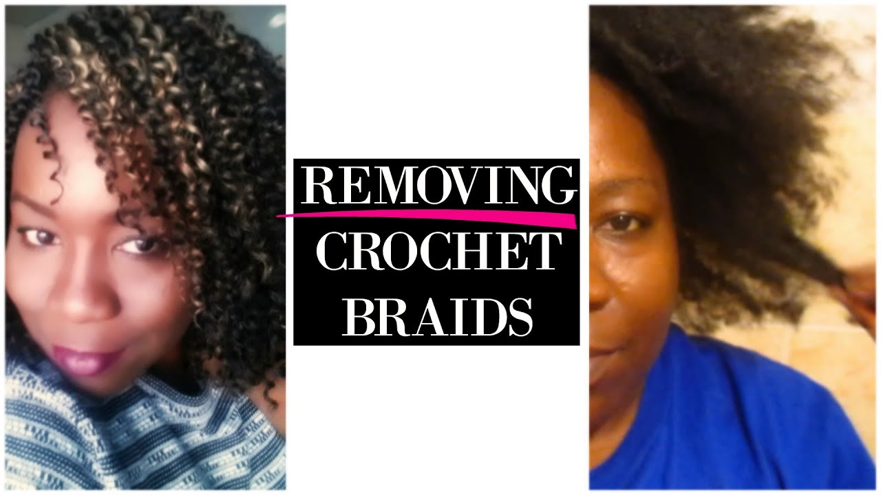 How to Remove Crochet Braids 1 Minute Tutorial YouTube