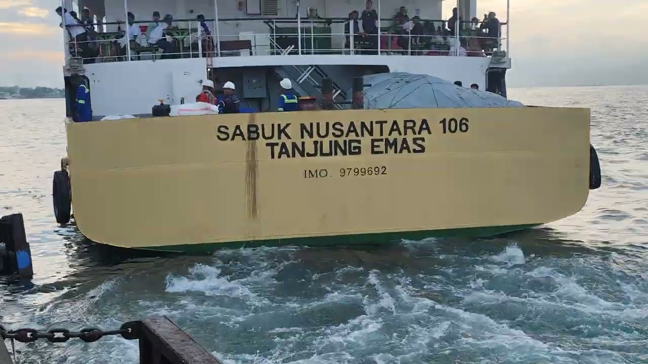 Olah Gerak Km Sabuk Nusantara 106 menuju Pel. Banda Neira 