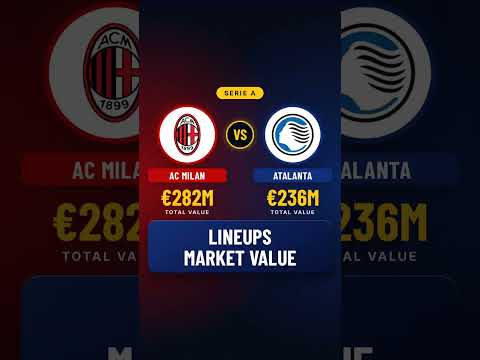 Milan vs Atalanta Lineups Value
