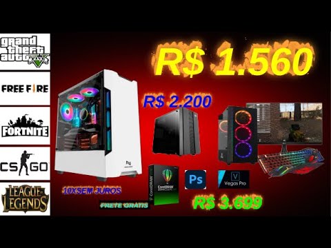 PC Pichau Gamer Termit, AMD Ryzen 5 5600G, 16GB DDR4, SSD M.2 480GB