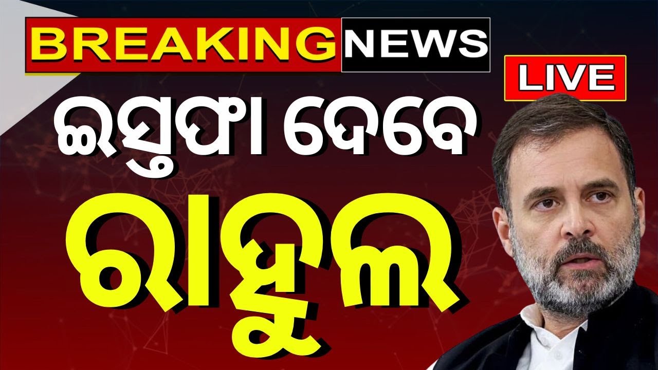 Rahul Gandhi News Live: ଇସ୍ତଫା ଦେବେ ରାହୁଲ  | Breaking News | Raebareli | Priyanka Gandhi