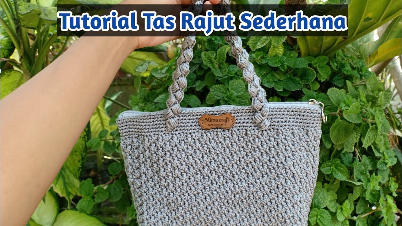 Tutorial Backpack Rajut BAG CROCHET TUTORIAL | TUTORIAL TAS RAJUT SEDERHANA UNTUK PEMULA - YouTube