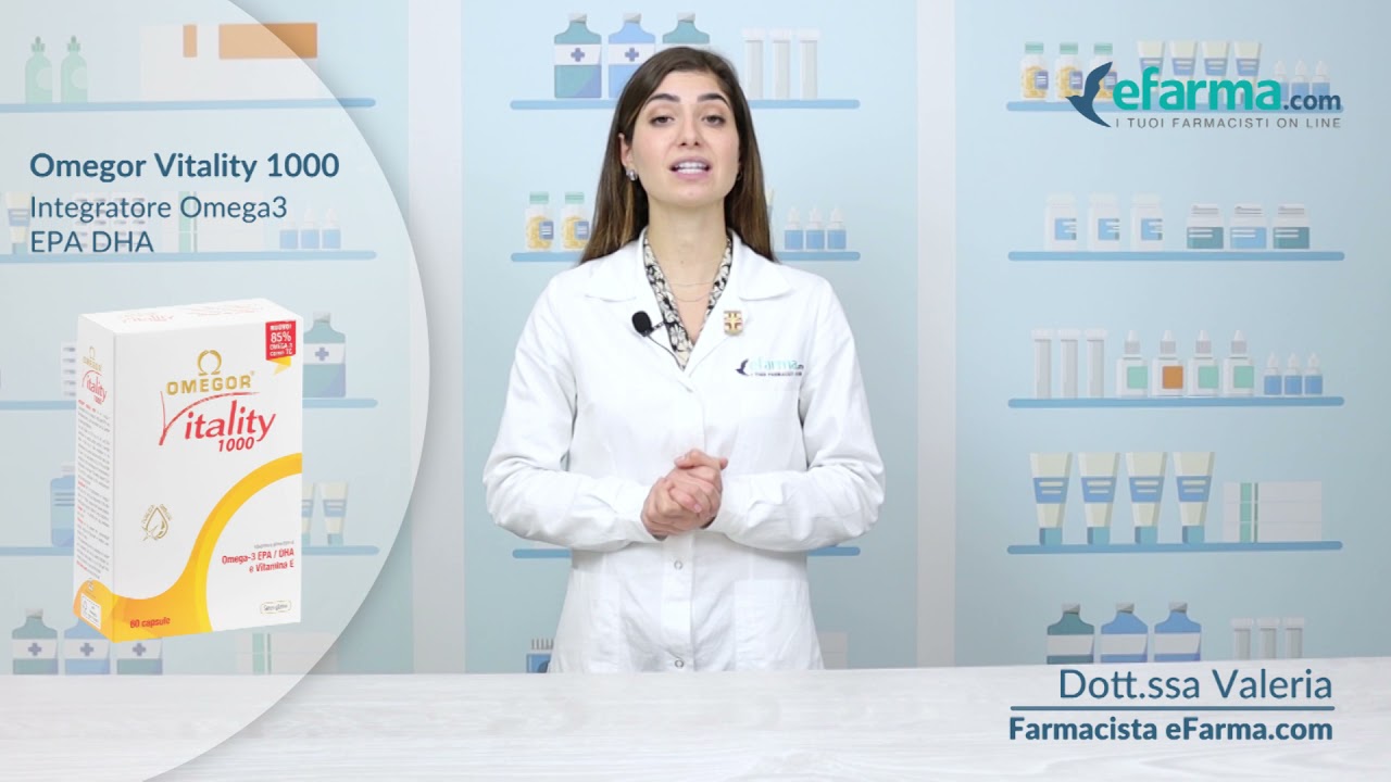 Omegor Vitality 1000 Integratore 30 Capsule Molli | eFarma