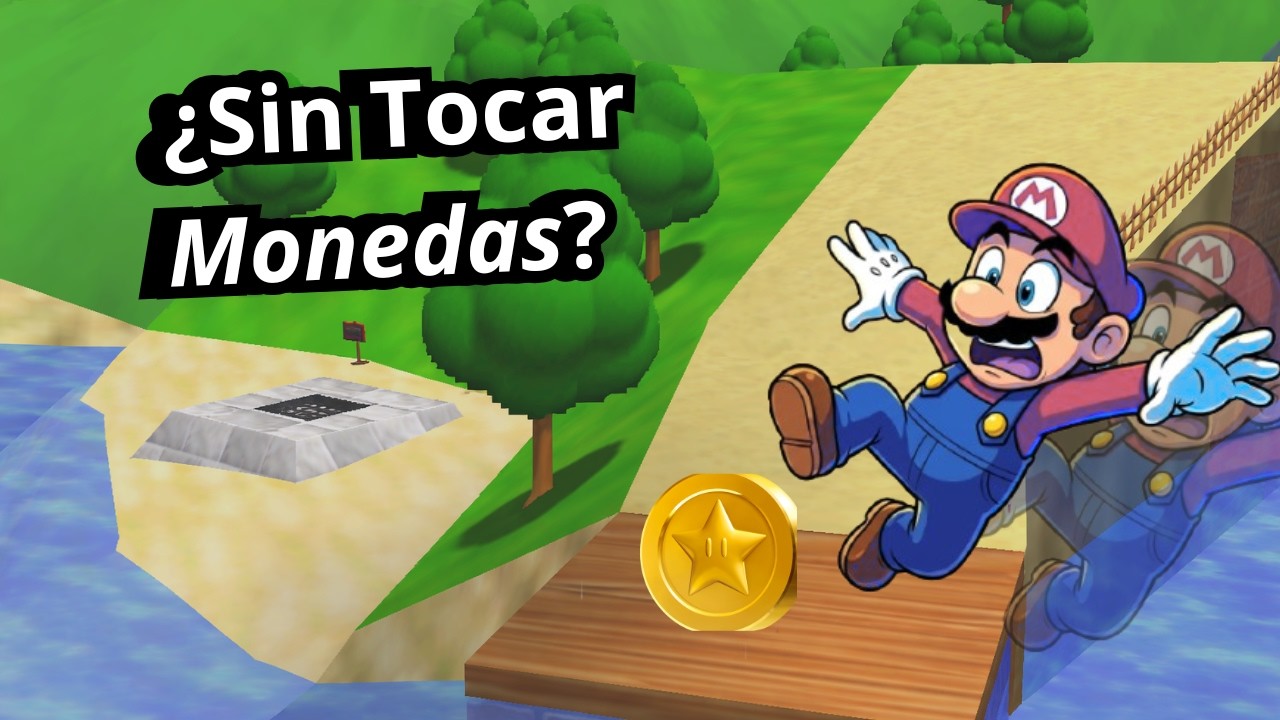 Mario 64 ¿pero no puedo tocar ninguna Moneda?