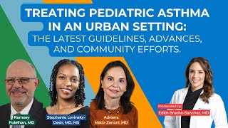 Treating Pediatric Asthma in an Urban Setting: The latest guidelines, advances, & community efforts