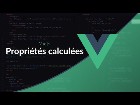 Apprendre Vue.js : Propriétés calculées