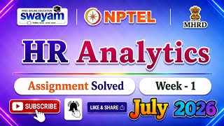 HR Analytics Week 1 Assignment Answers#July2026#NPTELASSIGNMENTS#HRAnalytics#Week1#2026NPTELPYQs#HR