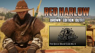 NEW RED HARLOW BROWN OUTFIT TUTORIAL l RED DEAD ONLINE