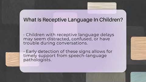 What Is Receptive Language In Children? - Communicate Clearly Together