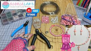 Globleland.com Turtle Jewelry Tutorial: How to Make a Memory Wire Necklace & Wrapped Earrings @SparkleByMonica