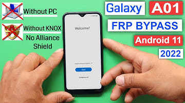 Samsung Galaxy A01 Frp Bypass Android 11 Without Pc/Without Alliance Shield New Method 2022