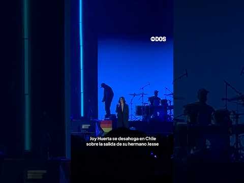Joy Huerta habló sin filtro en Chile sobre la salida de su hermano de la banda Jesse & Joy 😱👀