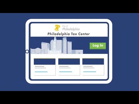 Philadelphia Tax Center: First-time log in for NEW taxpayers
