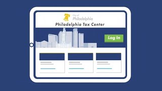 Philadelphia Tax Center: First-time log in for NEW taxpayers