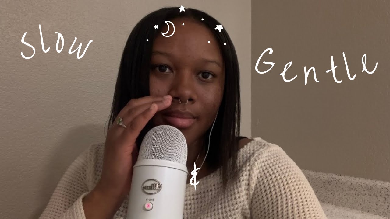 ASMR for people who like it slow and gentle 😴 (mouth sounds, whispers)